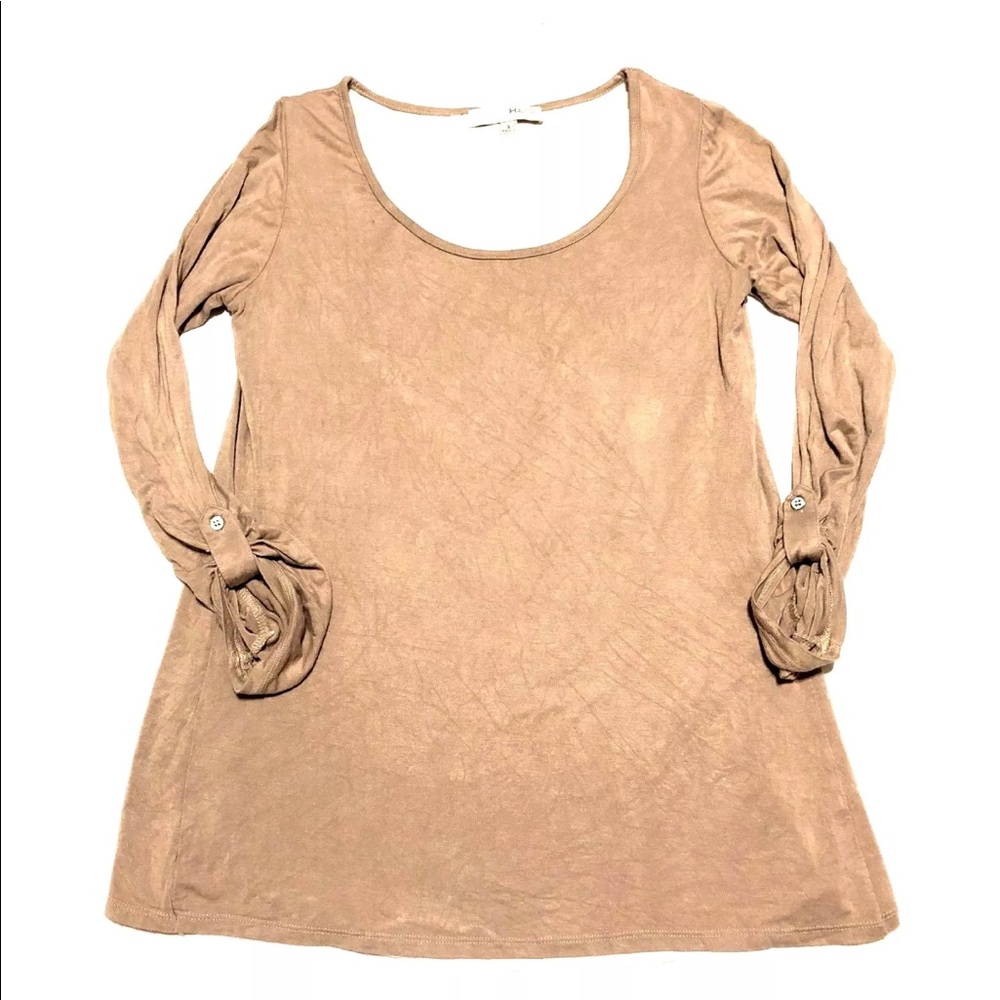 Haani tunic top sheer back